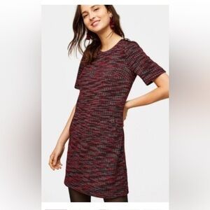 LOFT Red and Black Tweed